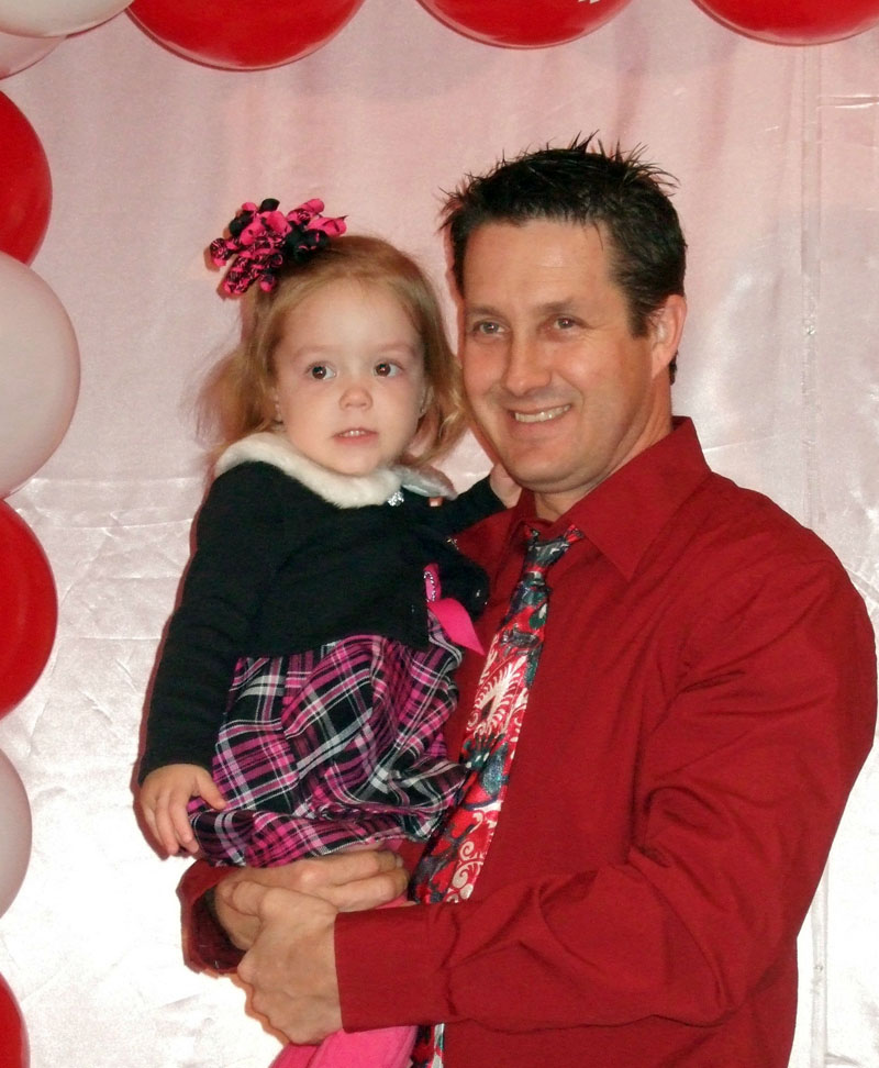 photo of a dad and daughter